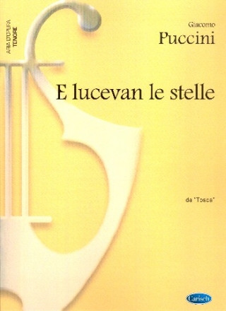 E lucevan le stelle per canto e pianoforte partitura