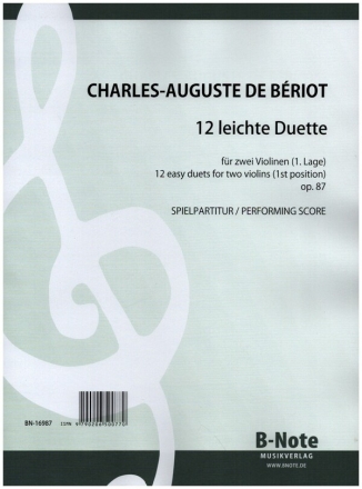 12 leichte Duette op.87 fr 2 Violinen Spielpartitur