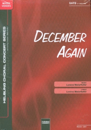 December again fr gem Chor a cappella Partitur