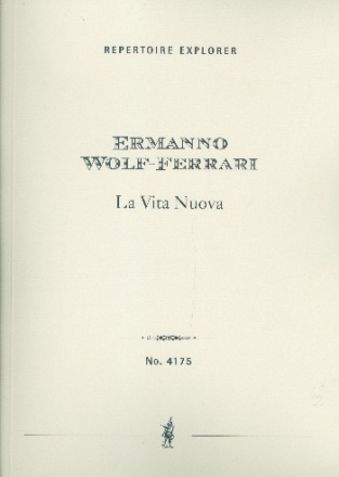 La vita nuova fr Soli, gem Chor, Orchester, Orgel und Klavier Studiemnpartitur (dt/it)