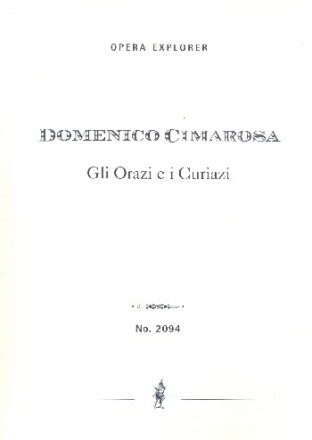 Gli Orazio e i Curiazi  Studienpartitur (it/frz)