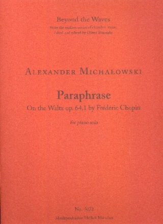 Paraphrase on the Waltz op.64,1 by Frdric Chopin for piano