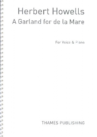 A Garland for de la Mare for voice and piano score (en)