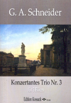 Konzertantes Trio Nr.3 fr 3 Flten Partitur und Stimmen