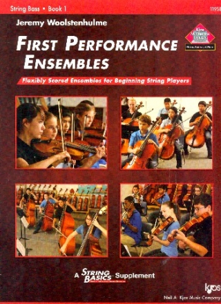 First Performance Ensembles Book 1 for string orchestra string bass (en)