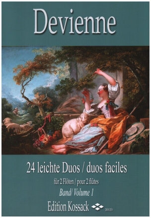 24 leichte Duos Band 1 fr 2 Flten Spielpartitur