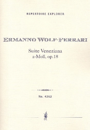 Suite Veneziana a-Moll op.18 fr Orchester Studienpartitur