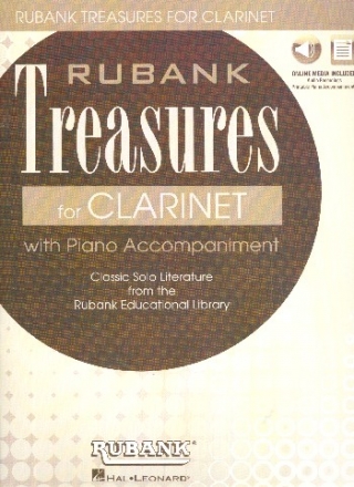 Rubank Treasures (+Online Media) for clarinet with piano accompaniment