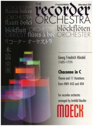 Chaconne C-Dur fr Blockfltenorchester Partitur und Stimmen