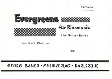 Evergreens Band 1 fr Blasorchester Posaune 3