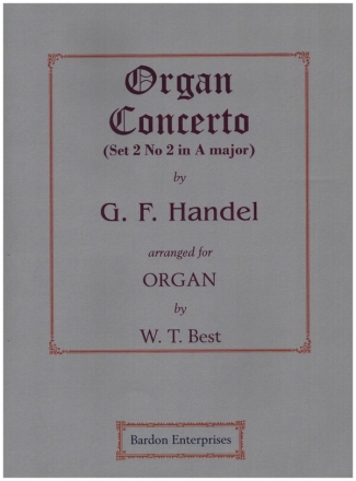 Organ Concerto in A major (Set 2. No.2) for organ