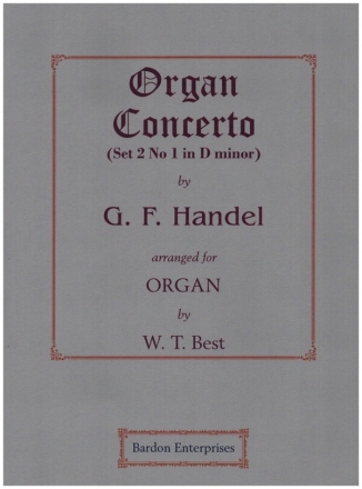 Organ Concerto in D minor (Set 2. No.1) for organ