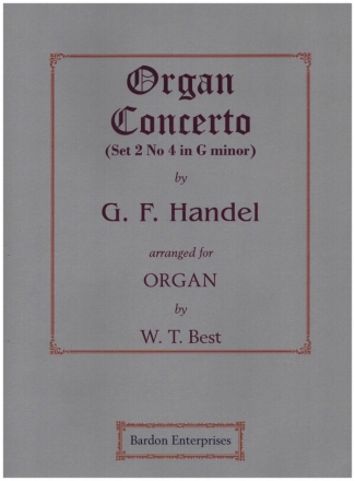 Organ Concerto in G minor (Set 2. No.4) for organ