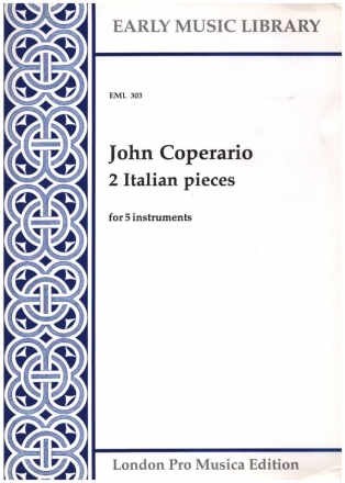 2 Italian Pieces for 5 instruments 5 scores