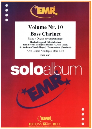 Solo Album Band 10 fr Bassklarinette und Klavier (Orgel)