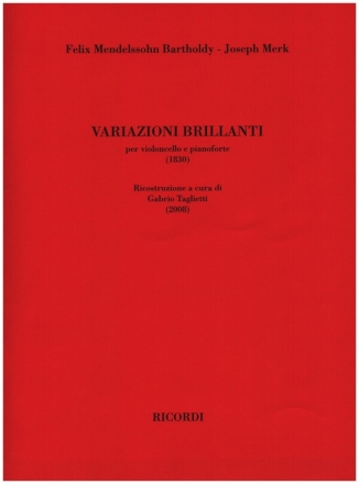 Variazioni Brillanti per violoncello e pianoforte