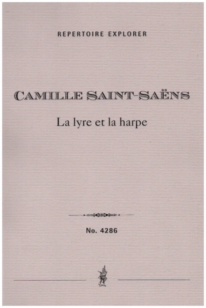 La lyre et la harpe op.57 fr Orchester Studienpartitur