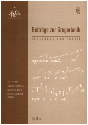 Beitrge zur Gregorianik