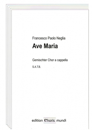 Ave Maria op.10 fr gem Chor a cappella Chorpartitur