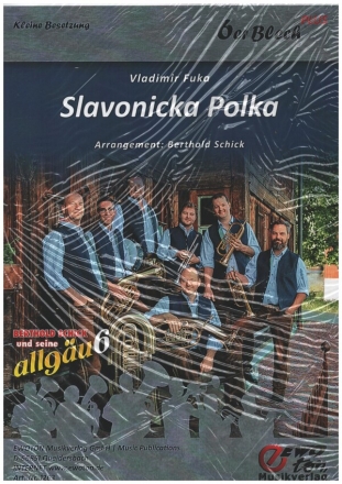 Slavonicka Polka fr 7 Blser Partitur und Stimmen