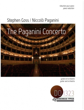 The Paganini Concerto for guitar and orchestra piano reduction