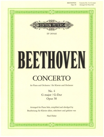 Concerto G major no.4 op.58 for piano