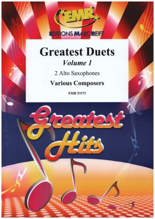 Greatest Duets vol.1 fr 2 Altsaxophone Spielpartitur