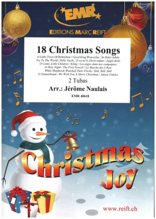 18 Christmas Songs for 2 tubas 2 scores