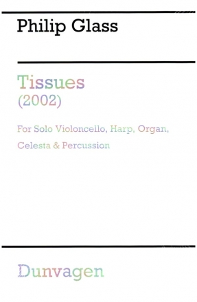 Tissues for solo violoncello, harp, organ, celesta and percussion set