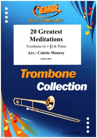 20 Greatest Meditations for trombone and piano