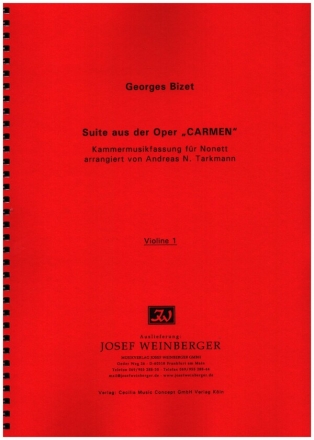 Suite aus der Oper 'Carmen' fr Flte, Klarinette, Fagott, Horn, Streichquintett Stimmen