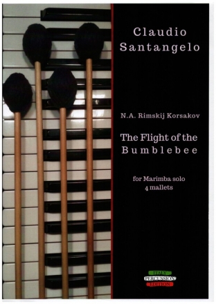 The Flight of the Bumble-Bee for marimba solo and 4 mallets