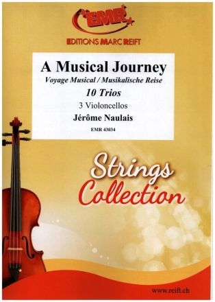 A Musical Journey for 3 violoncellis score