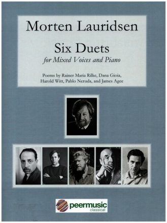 6 Duets for mixed voices (S(A) T(Bar) and Piano score