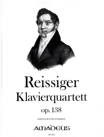 Grand Quatuor Nr.4 Es-Dur op.138 fr Violine, Viola, Violoncello und Klavier Partitur und Stimmen