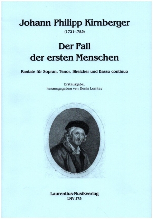 Der Fall der ersten Menschen fr Sopran, Tenor, Streicher und Bc Partitur (Bc nicht ausgesetzt)