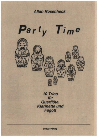 Party Time fr Flte, Klarinette und Fagott Partitur und Stimmen