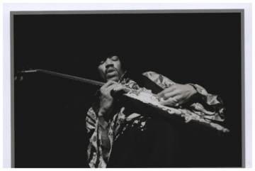 Baron Wolman Greetings Card - Jimi Hendrix Guitar Post card