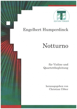 Notturno fr Violine und Quartettbegleitung Partitur