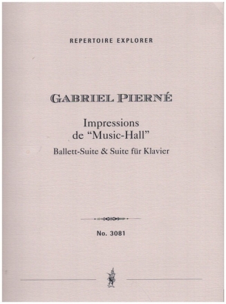 Impressions de Music-Hall op.47 fr groes Orchester und Klavier Partitur