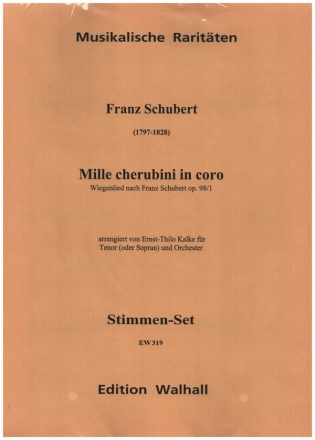 Mille cherubini in coro op.98/1 fr hohe Stimme und Orchester Stimmen