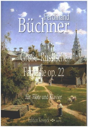 Groe russische Fantasie op.22 fr Flte und Klavier