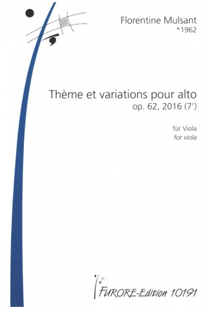 Theme et Variations op.62 (2016) fr Viola