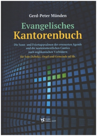 Evangelisches Kantorenbuch fr Solo (Schola), Orgel und Gemeinde ad lib. Partitur (gebunden)