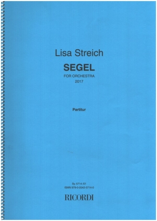 Segel fr Orchester Partitur