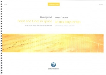 Point and Lines in Spaces (2008) for flute, clarinet, bassoon, violon, violoncello and piano score and parts