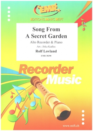 Song from a Secret Garden for alto recorder and piano