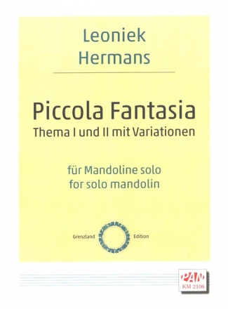 Piccola Fantasia (Thema 1 und 2 mit Variationen) fr Mandoline solo