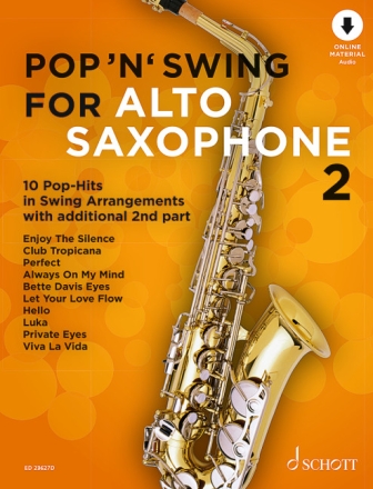 Pop 'n' Swing vol.2 (+Online Audio) for alto saxophone