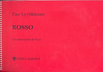 Rosso for alto saxophone and piano